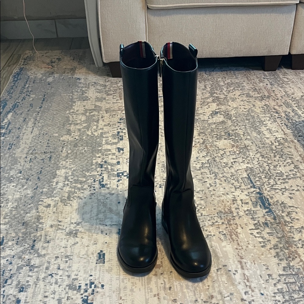 Tommy Hilfiger Black Ankle Boots